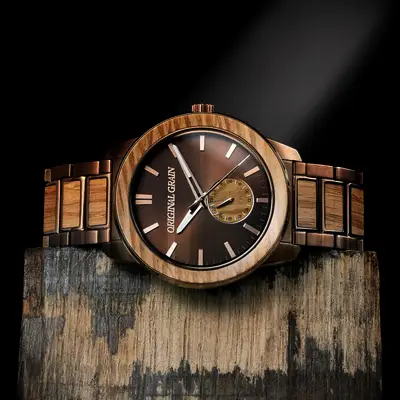 Whiskey barrel watch