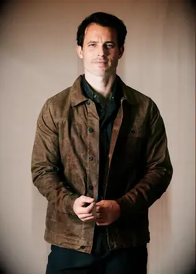 Waxed trucker jacket father