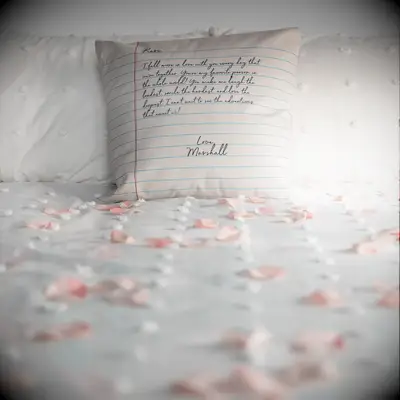 Personalized throw pillow Valentine