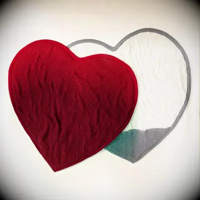 Footsie blanket Valentine