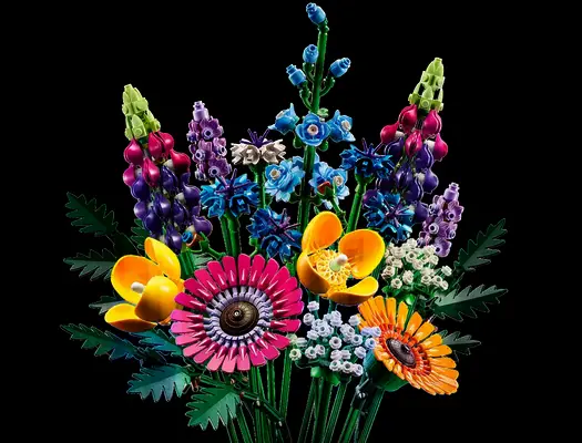 LEGO flower bouquet Valentine