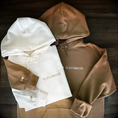 Roman numeral sweatshirt Valentine