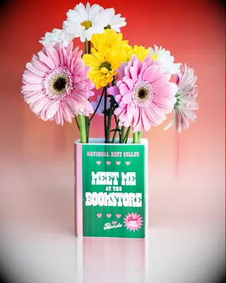 Booklovers vase Valentine