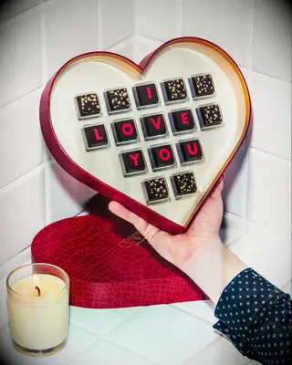 Luxury chocolate Valentine
