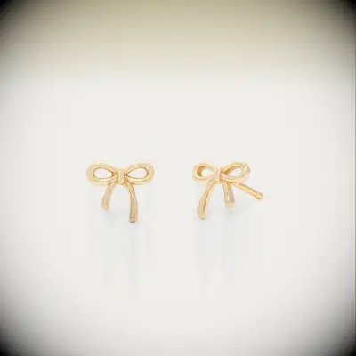 Made By Mary bow earrings Valentine