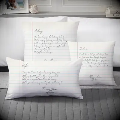 Love letter pillow Valentine