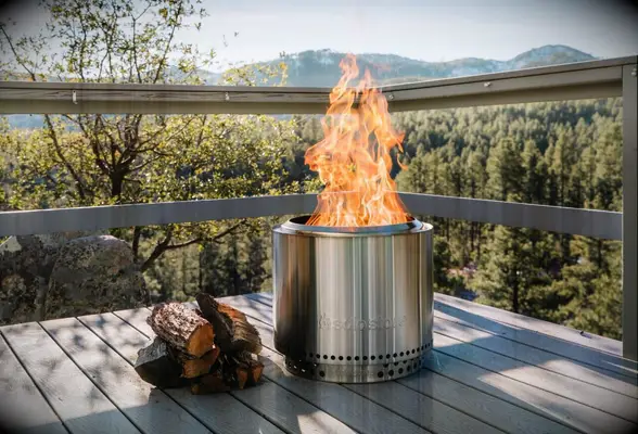 Portable smokeless fire pit 11 year anniversary gift