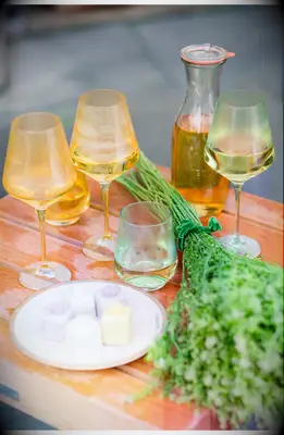 Tinted Wine Glasses from Nordstrom for your 11th wedding anniversary celebration