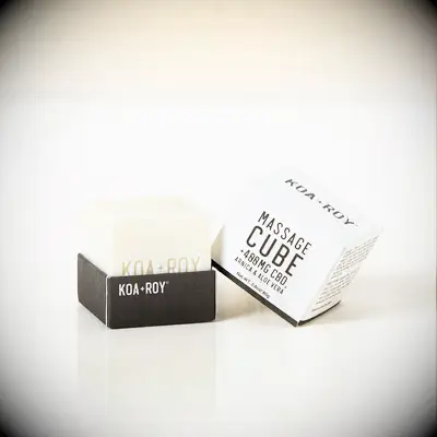 CBD massage cube anniversary gift for him
