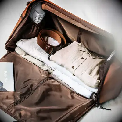 Halfday travel bag anniversary gift for him