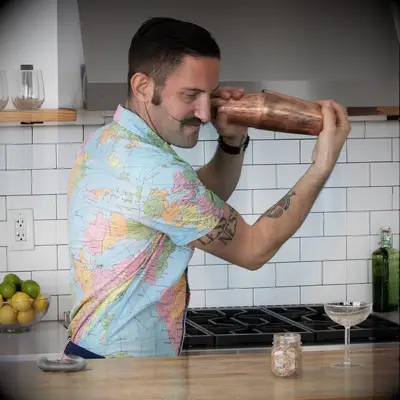 Whiskey cocktail-making class anniversary gift for him