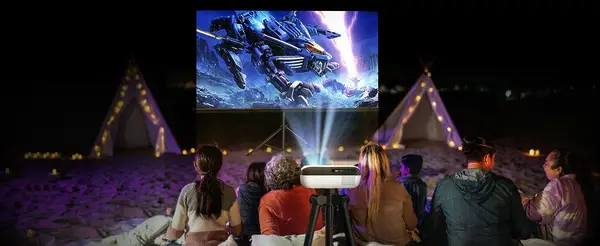 Home movie projector anniversary gift for boyfriend