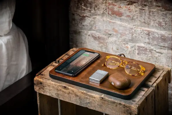 Wireless charging valet tray anniversary gift for boyfriend