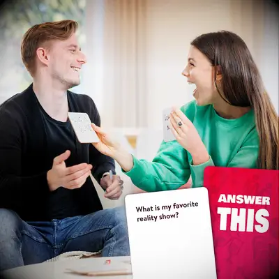 Conversation card game anniversary gift for boyfriend