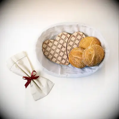 Bread-warming set housewarming gift for couple