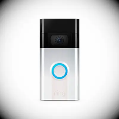 Sleek doorbell camera. 