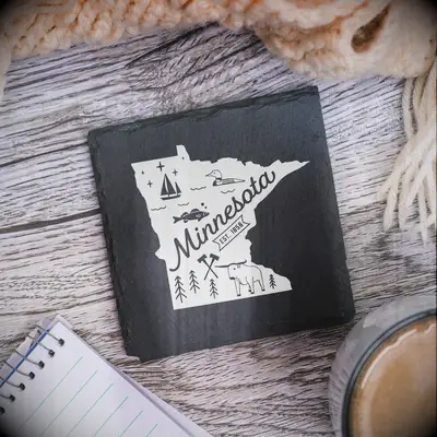 State coasters housewarming gifts for couples