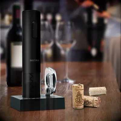 Electric wine bottle opener