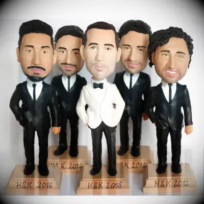 Custom BobbleHead unique groomsmen gift idea