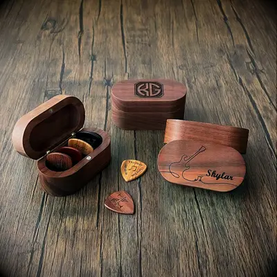 wooden guitar pick for the best gifts for groomsmen