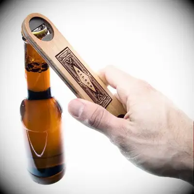 Swanky Badger custom bottle opener