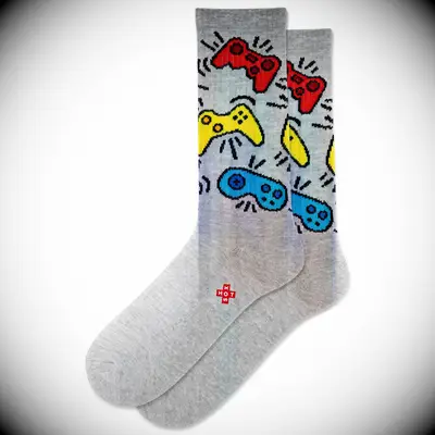 video game groomsmen socks