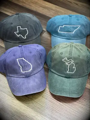 State hats for the best groomsmen gift