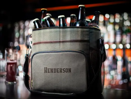 Personalized cooler bag groomsman gift
