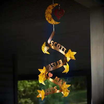 Personalized wind sculpture