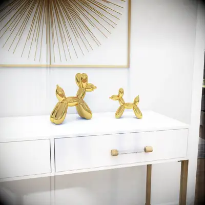 Balloon dog statue for your best 27th wedding anniversary gift