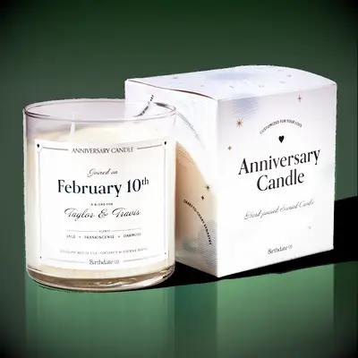 Personalized candle