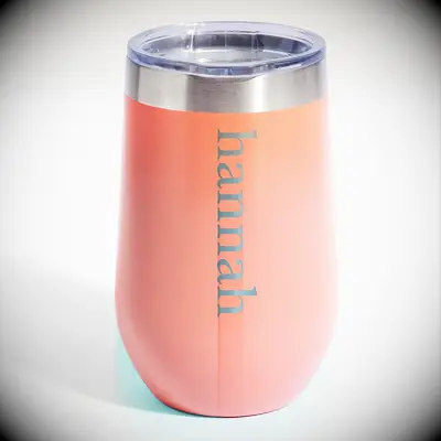 Custom travel mug