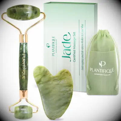 Jade skincare tools