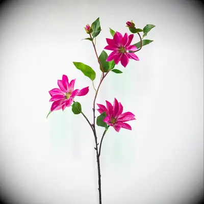 Faux Clematis Flower