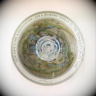 Glazed Keepsake Bowl for the best 8th anniversary gift ideas