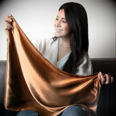 Silk pillowcase 8 year anniversary gift