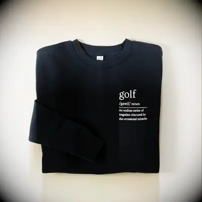 Funny golf sweatshirt 50th birthday gift for husband