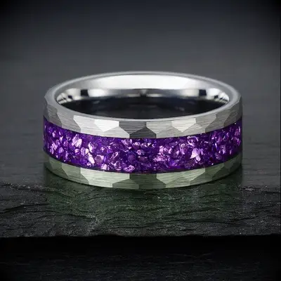 Silver and Amethyst ring