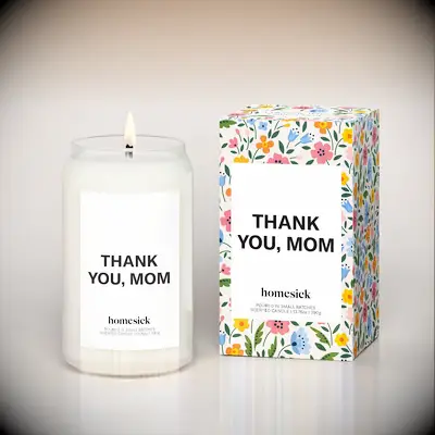 Thank you, mom candle mother-of-the-groom gift