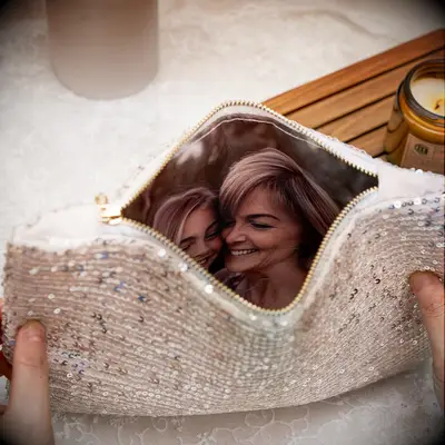 Photo clutch mother-of-the-groom gift