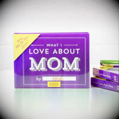What I Love About Mom book mother of the groom gift idea