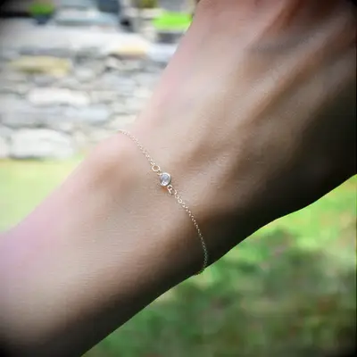 Birthstone bracelet mother of the groom gift