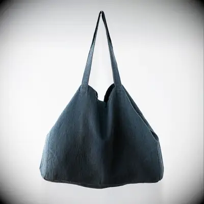 Linen tote bag anniversary gift