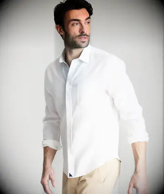 Linen shirt anniversary gift