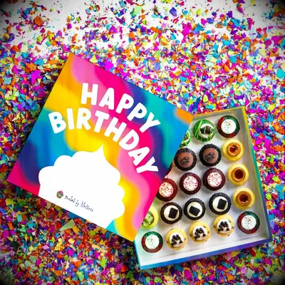 Mini cupcake gift box long distance relationship gift