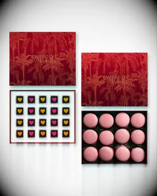 Two boxes of chocolates long-distance relationship gift set