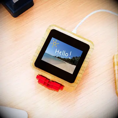 Spinning heart messenger long distance relationship gift