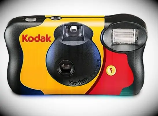 Kodak single use camera guests can use on your big day