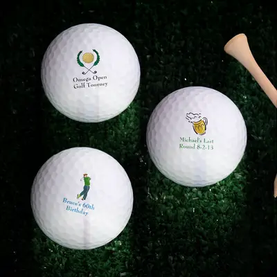 Personalized golf balls stocking stuffer for boyfriend