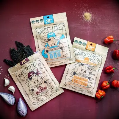 Craft beer jerky stocking stuffer for boyfriend